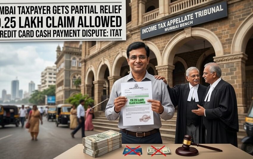 Mumbai Taxpayer Gets Partial Relief in Credit Card Cash Payment Dispute: ITAT Allows ₹9.25 Lakh Claim